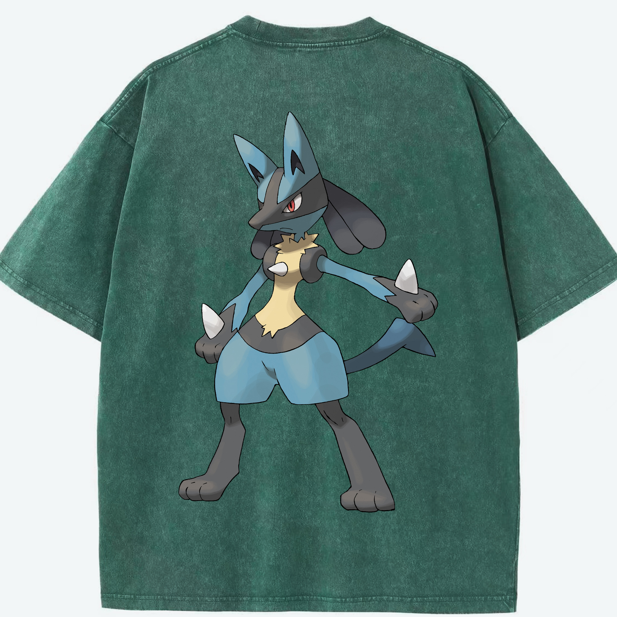 （画像用） ポケットモンスター Pokémon 綿100% ヴィンテージ風 半袖Tシャツ（背面プリント）